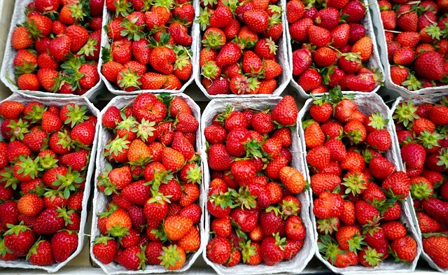 Strawberries for sale