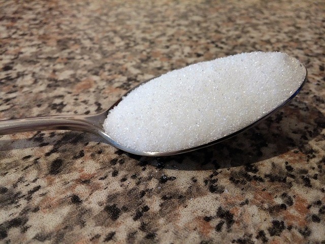 A Spoonful with white sugar
